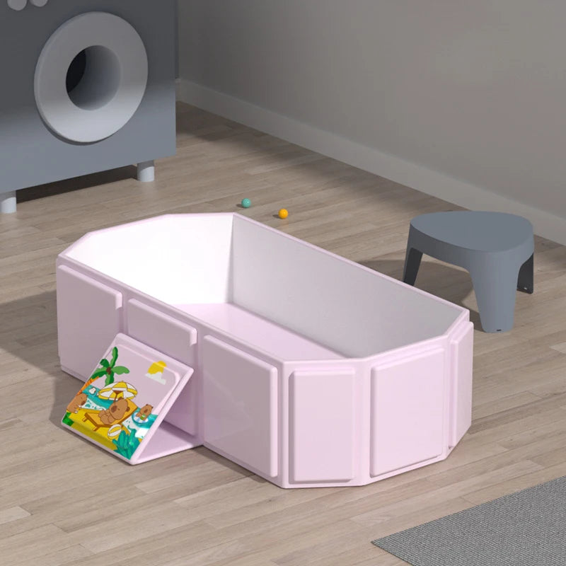 Foldable Portable Bathtub, Collapsible PVC Tub