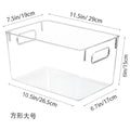 Clear Acrylic Storage Bins Refrigerator Organizer Food Storage Organizer Fridge Storage Box Pantry Cabinet kitchen Organizer