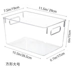 Clear Acrylic Storage Bins Refrigerator Organizer Food Storage Organizer Fridge Storage Box Pantry Cabinet kitchen Organizer