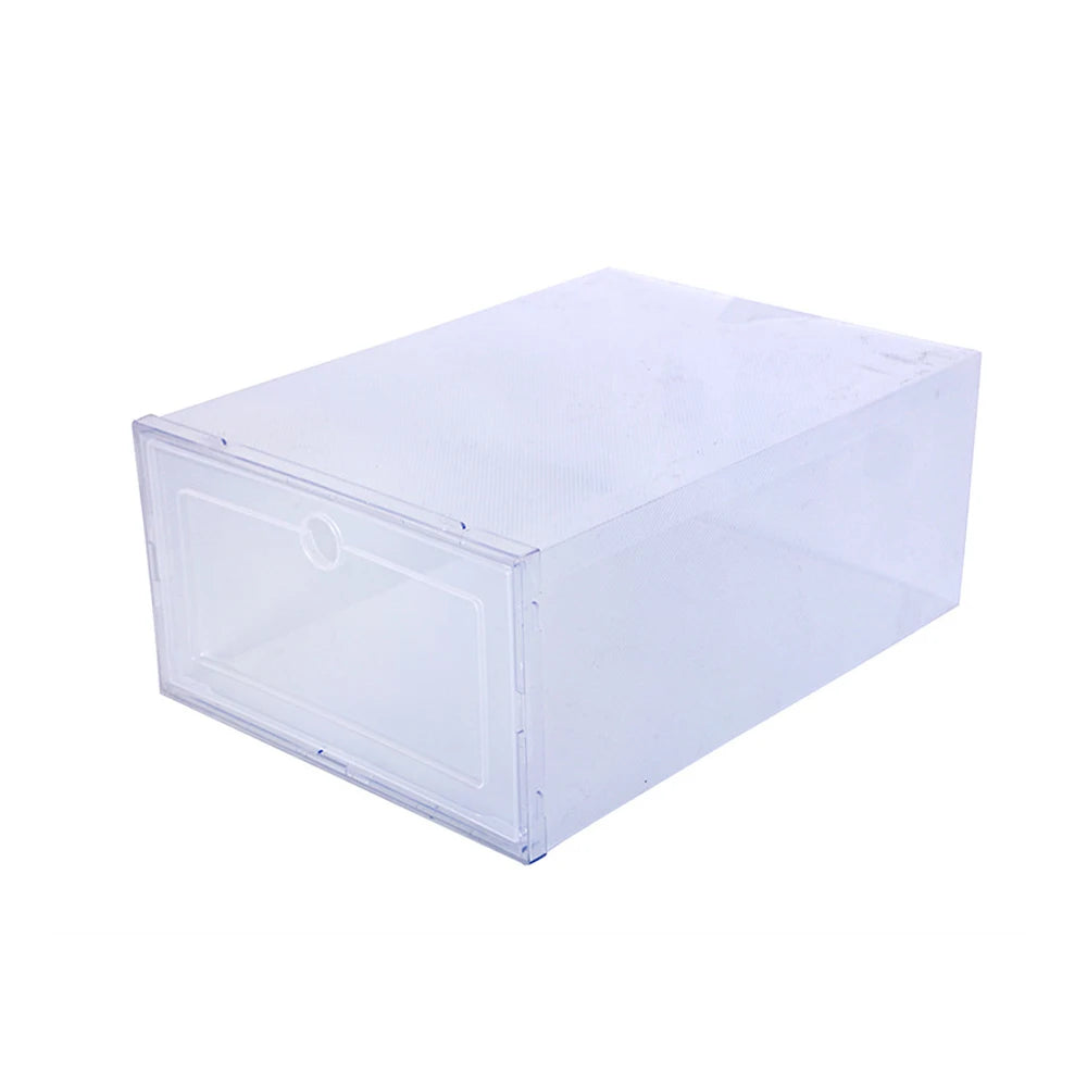 Stackable Clear Shoe Boxes, Set of 6