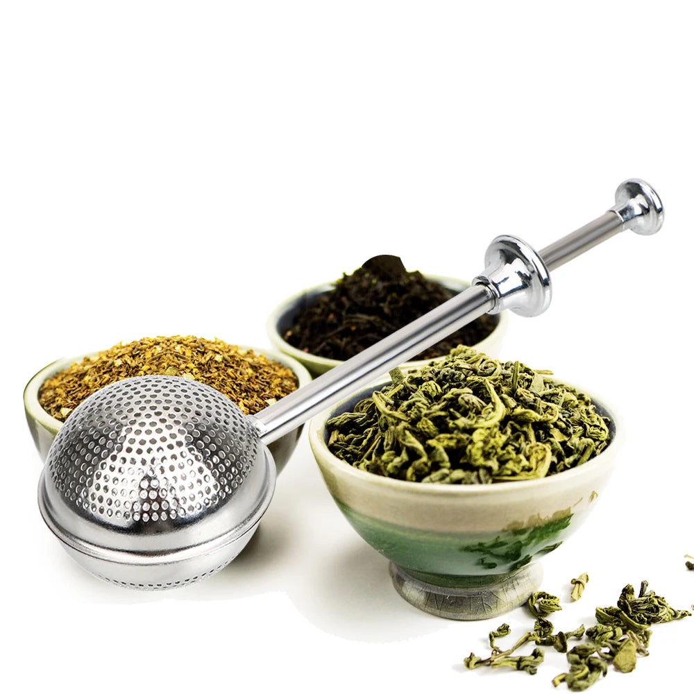 Spice Tea Tool Accessories Reusable Tea Strainer Ball Metal Tea Bag Stainless Steel Teapot Adjustable Tea Infuser Filter
