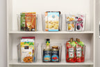 Clear Acrylic Storage Bins Refrigerator Organizer Food Storage Organizer Fridge Storage Box Pantry Cabinet kitchen Organizer
