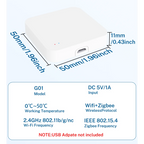 Tuya Zigbee 3.0 Gateway Hub Smart Home Wireless Bridge Smart Life APP Remote Control Automation Device
