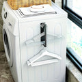 Magnetic Laundry Hanger Organizer |   Metal Clip Storage & Space-Saving for Washing Machine |   Durable Painted Metal