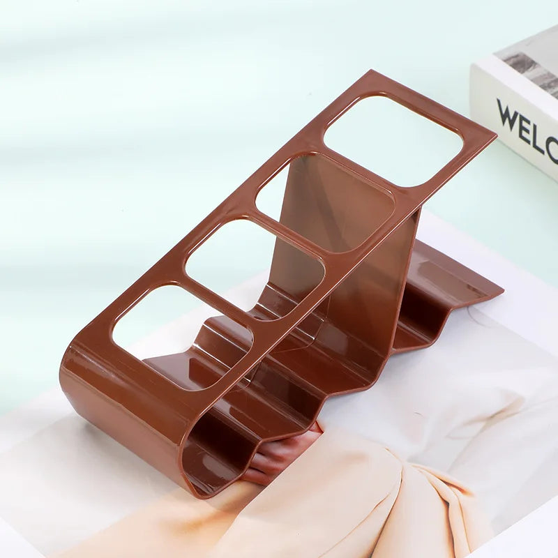 Remote Control Organizer Rack with Compartments Anti-slip Base Compact Storage for Tv Remotes and Mobile Devices