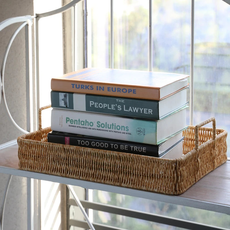 Nordic Woven Serving Tray, Fruit & Snack Dish