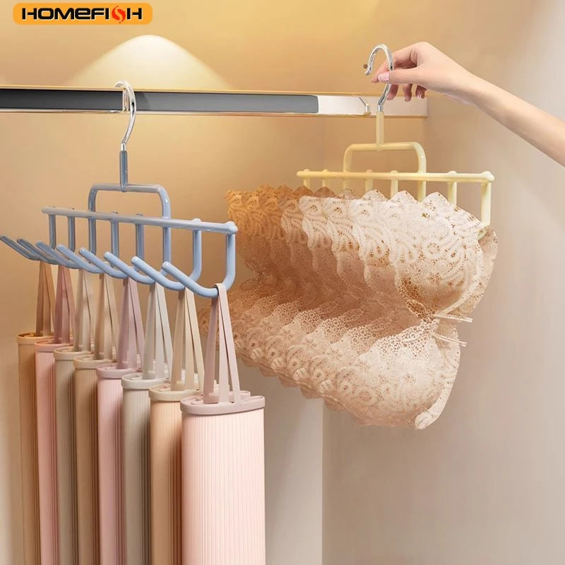 Wall-Mounted Hat Rack, Holds 8 Caps