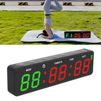 Fitness Digital Timer Gym Timer Clock HIIT Mode Portable Countdown and Count Up Rechargeable Stopwatch Magnetic for Boxing