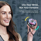 Wrist Power Hand Ball Auto-Start Grip Ball Strengthener Gyroscopic Arm Gyro Hand Ball Home Fitness Forearm Exerciser