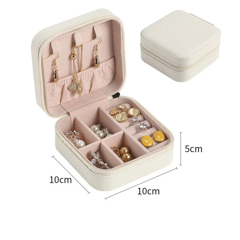 Macaron Travel Jewelry Box, Compact Case