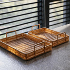 Nordic Woven Serving Tray, Fruit & Snack Dish