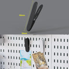 No Punching Pegboard Wall Organizer Panel Shelves For Gamer Room,bathroom,kitchen Storage Rack Organizer Pegboard Accessories