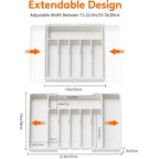 Adjustable Flatware Drawer Organizer