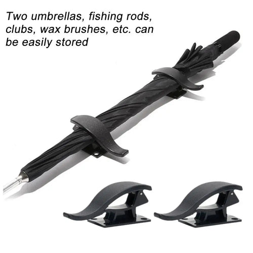 1/2Pcs Car Seat Back Hook Multi-purpose Trunk Umbrella Mount Holder Car Umbrella Storage Organizer Holders Universal Car Accesso