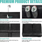Over The Door Shoe Rack With12/14/24/28/35/40 Large Mesh Pockets Hanging Shoe Organizer For Closet Hanging Shoe Rack Holder