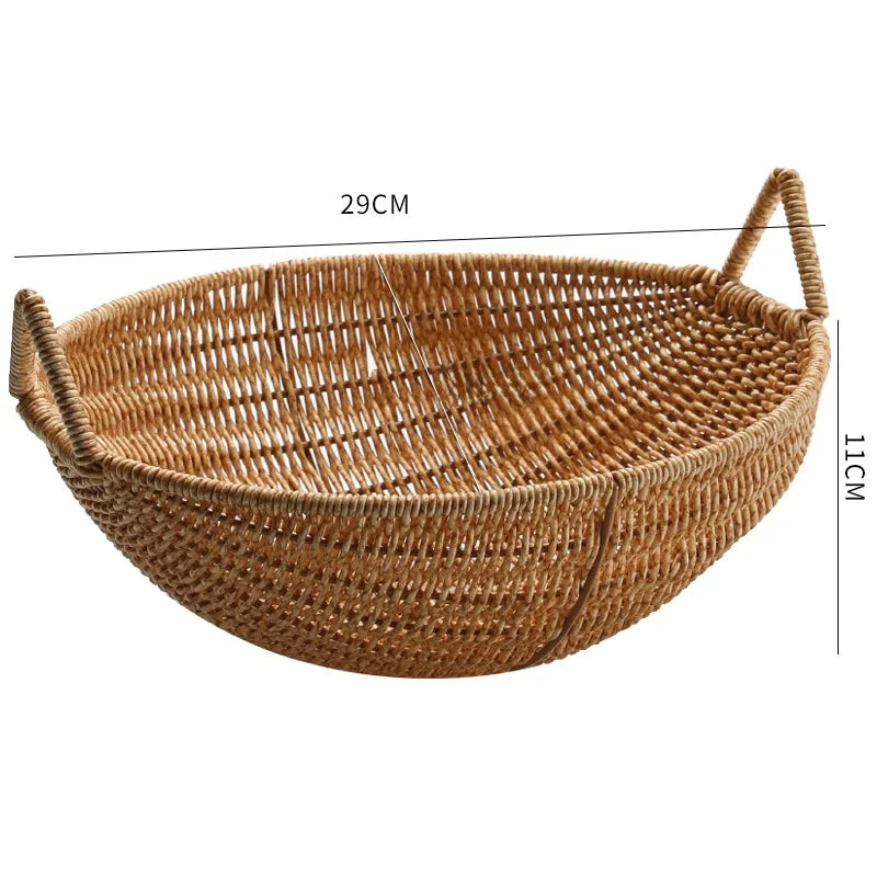Woven Draining Fruit Basket, Large