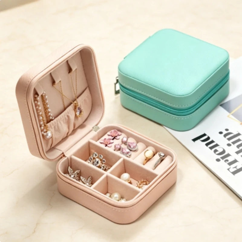 Macaron Travel Jewelry Box, Compact Case