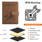 Passport Holder for Travel Essentials  Passport Wallet Cover Case for Travel  Accessories,Passport Book Holders for Women/Men