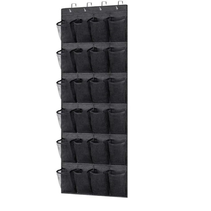 Over The Door Shoe Rack With12/14/24/28/35/40 Large Mesh Pockets Hanging Shoe Organizer For Closet Hanging Shoe Rack Holder