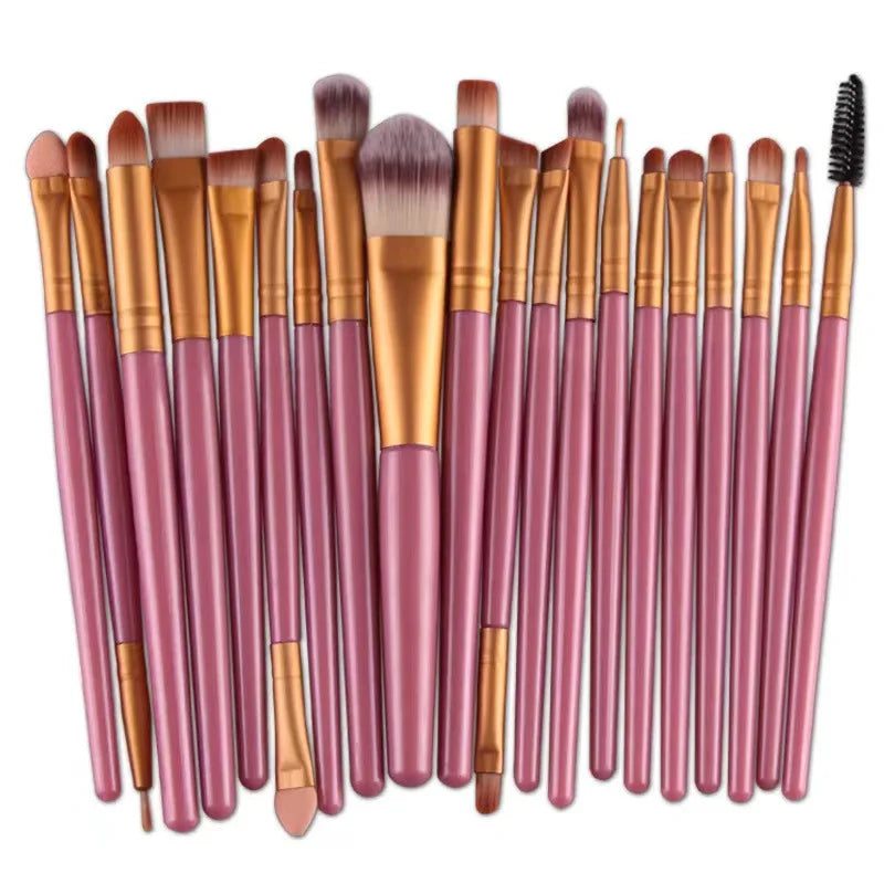 20pcs Eye Brush Complete Eyeshadow Brush Beauty Tool Neutral Logo Free Eyeliner Brush