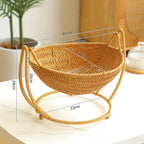Woven Draining Fruit Basket, Large