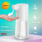 HOMEFISH Smart Sensor Automatic Soap Dispenser 350ml USB Charging Contactless Soap Foam Dispenser Hand Sanitizer Machine