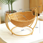 Woven Draining Fruit Basket, Large