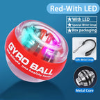 Wrist Power Hand Ball Auto-Start Grip Ball Strengthener Gyroscopic Arm Gyro Hand Ball Home Fitness Forearm Exerciser