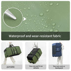 Outdoor Camping Picnic Equipment Storage Box, Tent Supplies Storage Box with Wheels, Large-Capacity Oversized Travel Bag