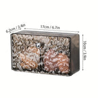 Clear Wall Mounted Bathroom Storage Box, Makeup Organizer, Clear Acrylic Organizers Storage, Cotton Swabs, Cotton Balls, Hair
