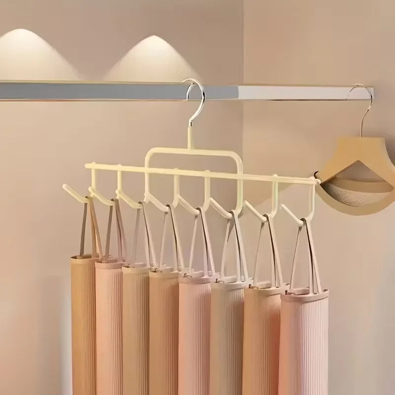 Wall-Mounted Hat Rack, Holds 8 Caps