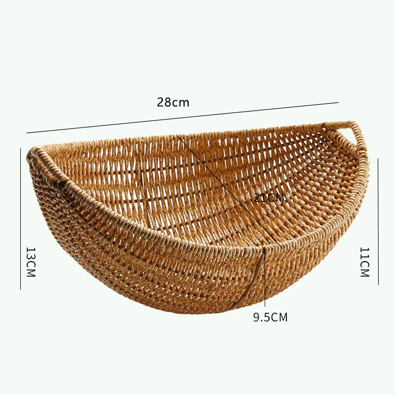 Woven Draining Fruit Basket, Large
