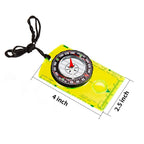 Waterproof Compass Outdoor Gadget Navigation Hiking Compass Camping  Orienteering Backpacking Map Reading Compass for Scout Kids