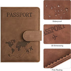 Passport Holder for Travel Essentials  Passport Wallet Cover Case for Travel  Accessories,Passport Book Holders for Women/Men