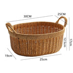 Woven Draining Fruit Basket, Large