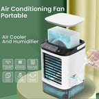 HOMEFISH Small Home-use Quiet Desktop Humidifier Cold Fan Spray Refrigeration Portable USB Electric Fan