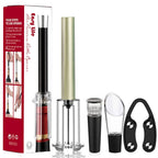 Bar Accessories Wine Bottle Opener Set Aluminum Alloy ABS Air Pump Cork Remover Kitchen Gadgets Vacuum Wine Bottle Corkscrew