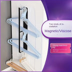 Magnetic Laundry Hanger Organizer |   Metal Clip Storage & Space-Saving for Washing Machine |   Durable Painted Metal