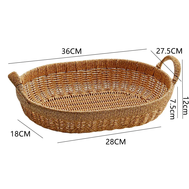 Woven Draining Fruit Basket, Large