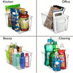 Clear Acrylic Storage Bins Refrigerator Organizer Food Storage Organizer Fridge Storage Box Pantry Cabinet kitchen Organizer