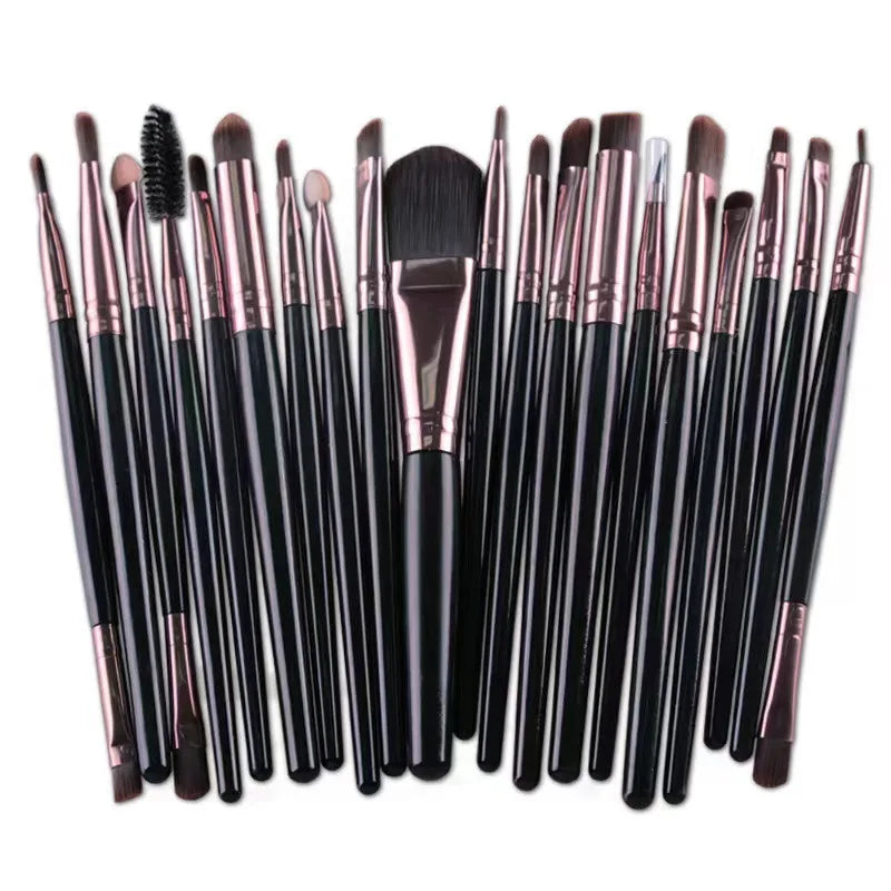 20pcs Eye Brush Complete Eyeshadow Brush Beauty Tool Neutral Logo Free Eyeliner Brush