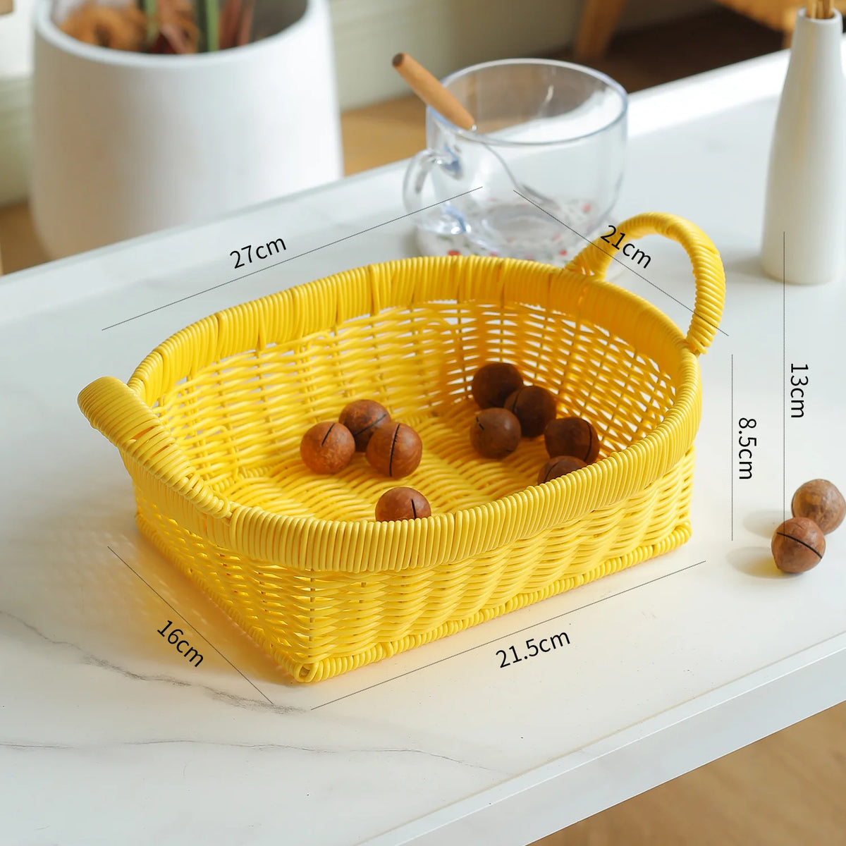 Woven Draining Fruit Basket, Large