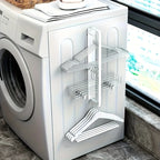 Magnetic Laundry Hanger Organizer |   Metal Clip Storage & Space-Saving for Washing Machine |   Durable Painted Metal
