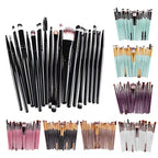 20pcs Eye Brush Complete Eyeshadow Brush Beauty Tool Neutral Logo Free Eyeliner Brush