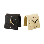Desk Clock Modern Art Shelf Clock Decorative Silent Desktop Ornament for Desk Kids Room Office Countertop Housewarming Gift