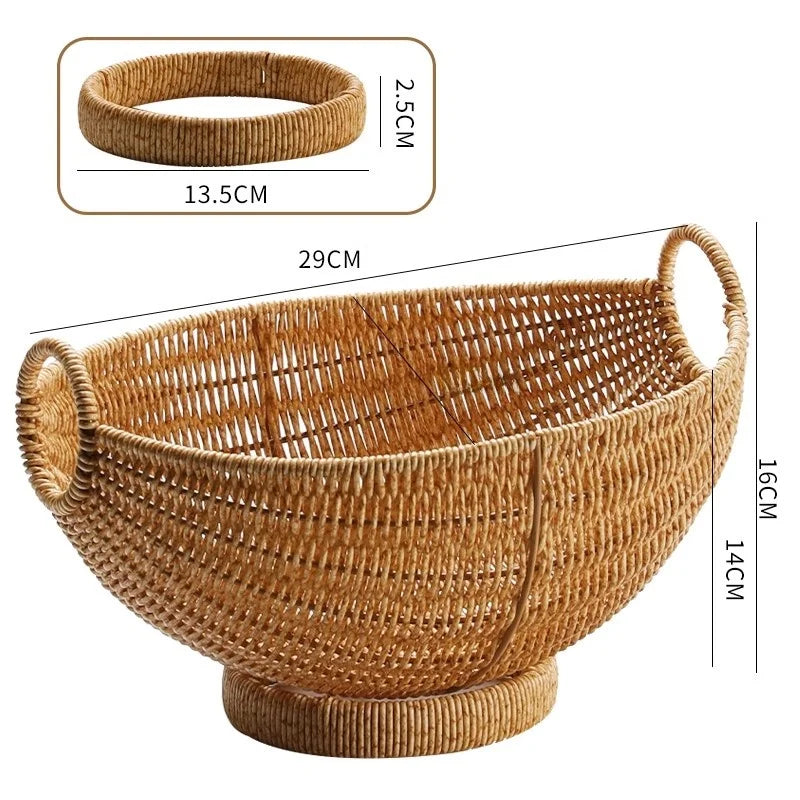 Woven Draining Fruit Basket, Large