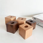 Creative Wooden Pen Holder Office Desktop Storage Ornaments Minimalist Furnishings Office Supplies Multifunction Storage Box