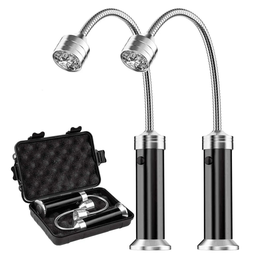 Grill Light - BBQ Accessories for Outdoor with Magnetic Base 360 Degree Flexible Neck Water Heat Resistant No Batteries Included