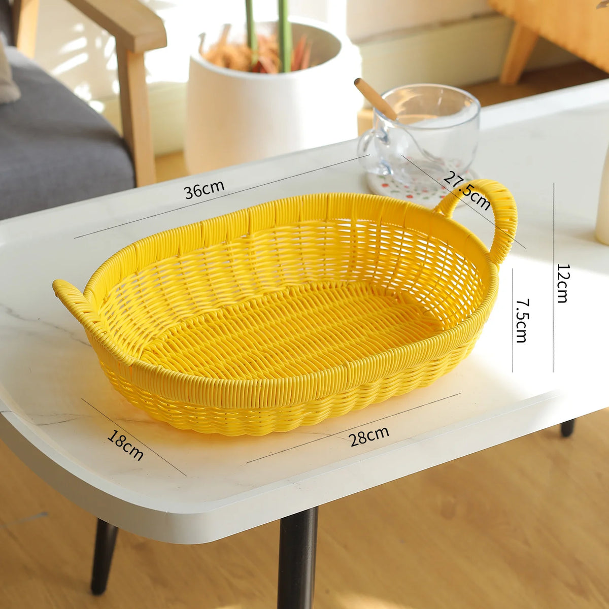 Woven Draining Fruit Basket, Large