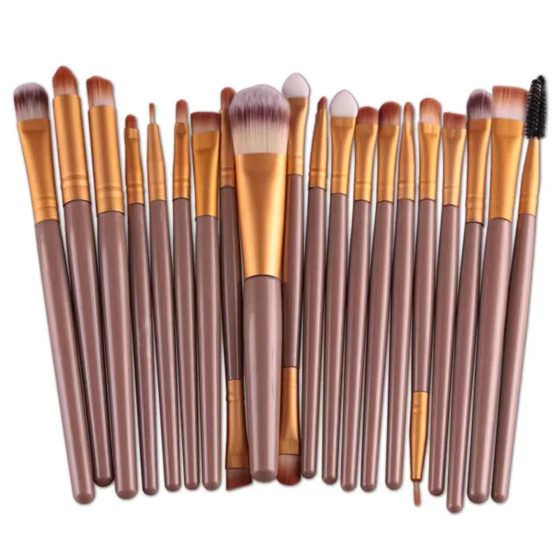 20pcs Eye Brush Complete Eyeshadow Brush Beauty Tool Neutral Logo Free Eyeliner Brush